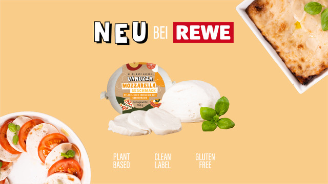 VANOZZA Produkte im REWE Regal