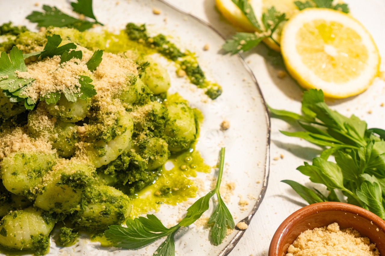 Petersilien-Pesto ohne Parmesan, vegan mit Old Italian